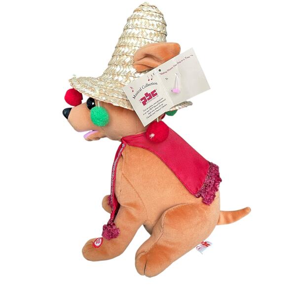 Chantilly Lane Pancho Chihuahua Singing Feliz Navidad Animated Dog w/ Tags READ - Picture 4 of 14